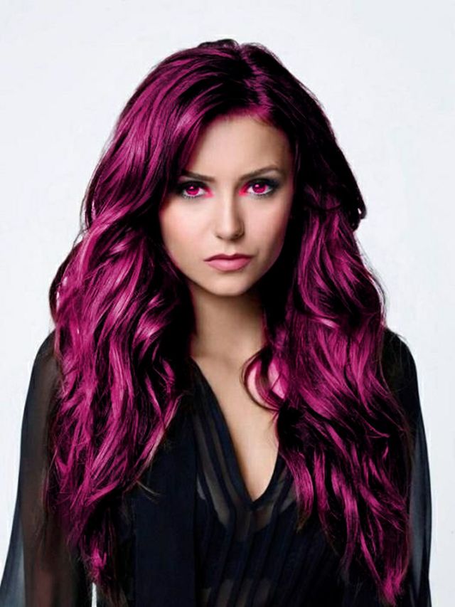 Purple Hair Transformation photo effect — generated using Photolab combo ID 18079543 via apiphotolab.me API