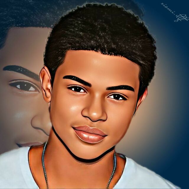 Digital Cartoon Portrait photo effect — generated using Photolab combo ID 22968319 via apiphotolab.me API