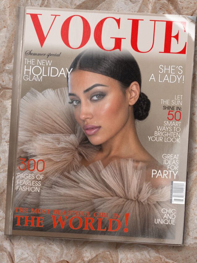 Vogue Magazine Cover photo effect — generated using Photolab combo ID 52073936 via apiphotolab.me API