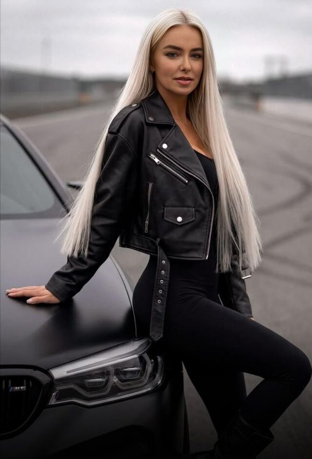 Leather Biker Style photo effect — generated using Photolab combo ID 52074216 via apiphotolab.me API