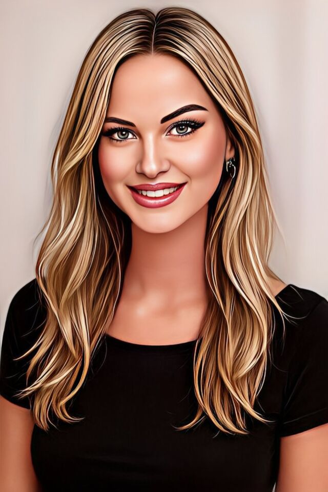 Glamour Cartoon Glow photo effect — generated using Photolab combo ID 52121297 via apiphotolab.me API